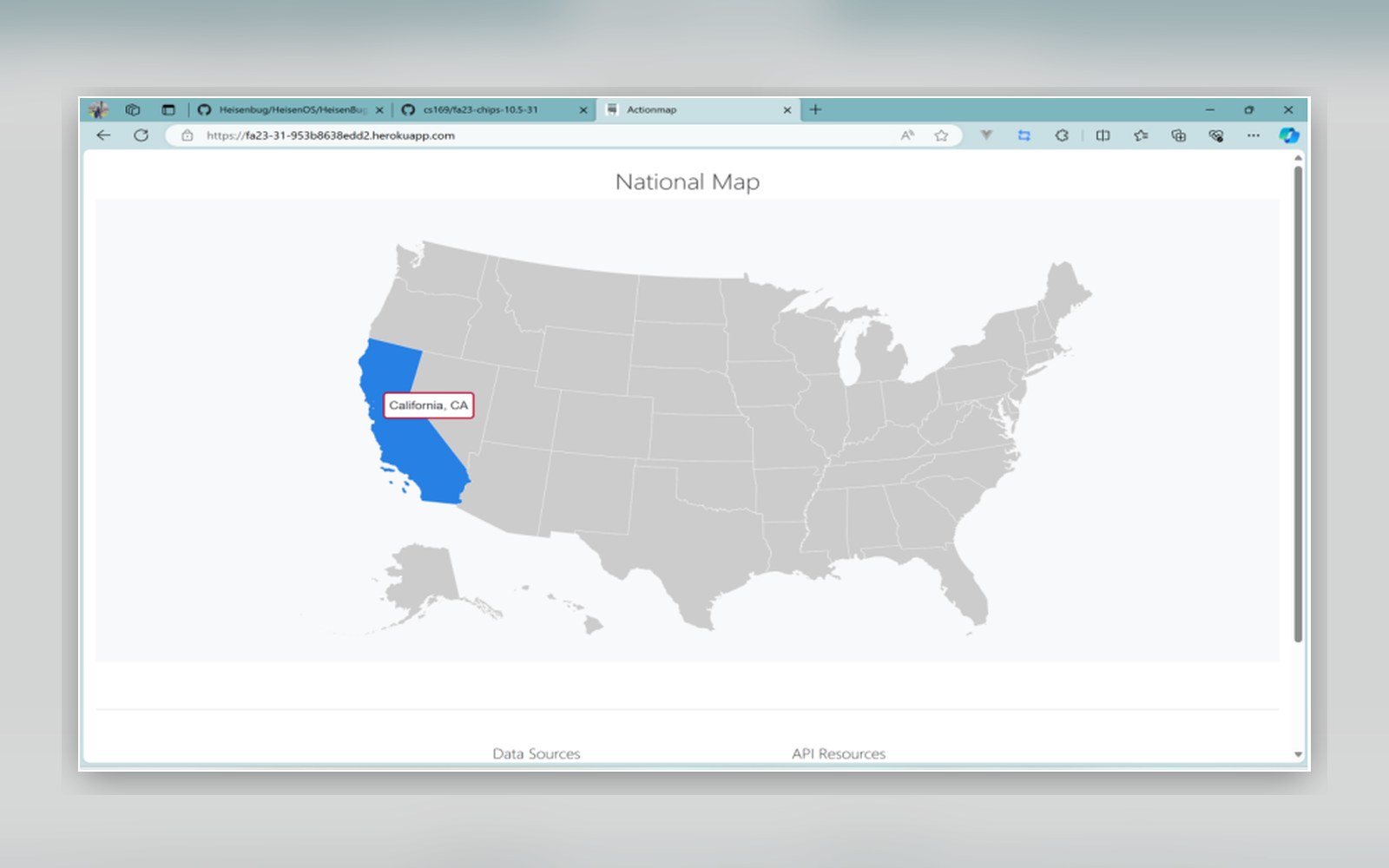 ActionMap screenshot