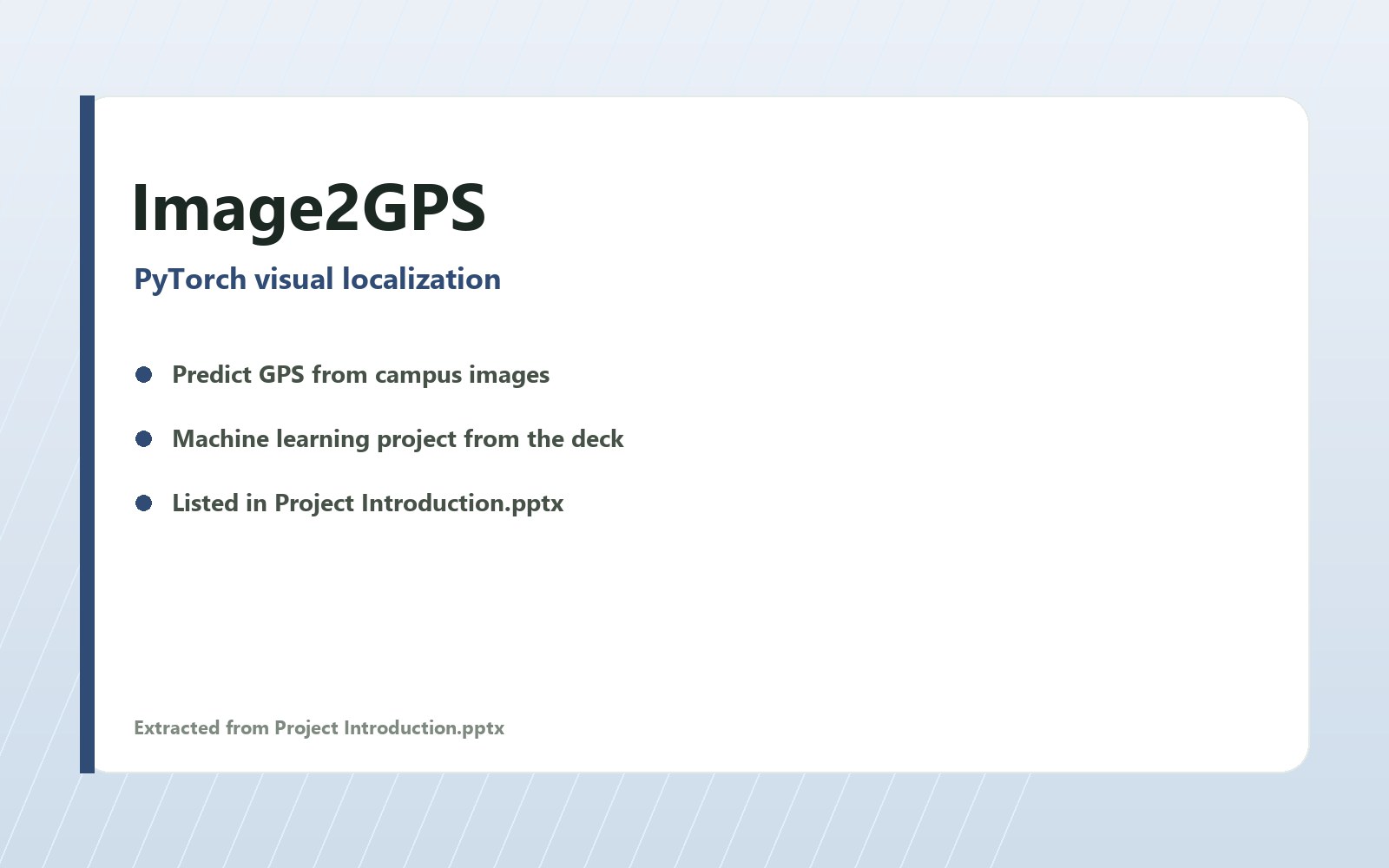 Image2GPS visualization